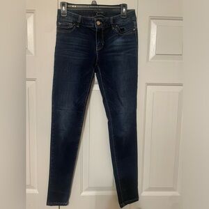 WHBM Dark Wash Skinny Jeans